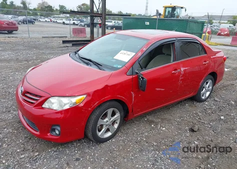 2013 Toyota Corolla Le из США, поврежденный, VIN 2T1BU4EE4DC011085